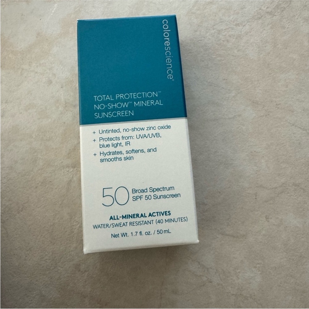 New, Sealed, Colorscience No Show Mineral Sunscreen SPF 50